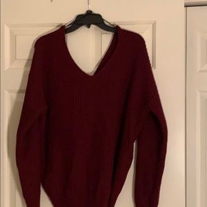 Off the shoulder sweater